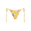 Lemon Striped Bikini Bottom