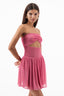 Pink Flare Mini Dress