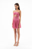Pink Flare Mini Dress
