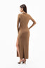 Midnight Maxi Dress-Brown